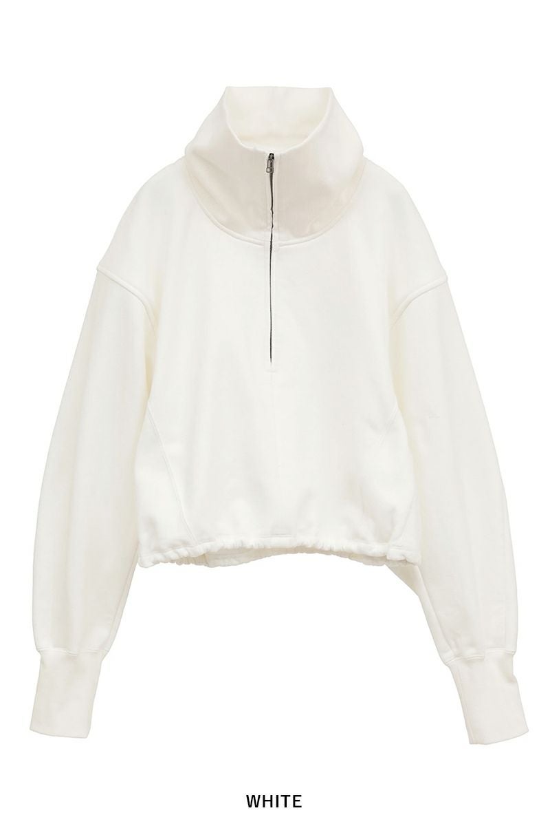 CLANE(クラネ) | CLANE(クラネ)HALF ZIP SHORT TOPS ハーフジップ