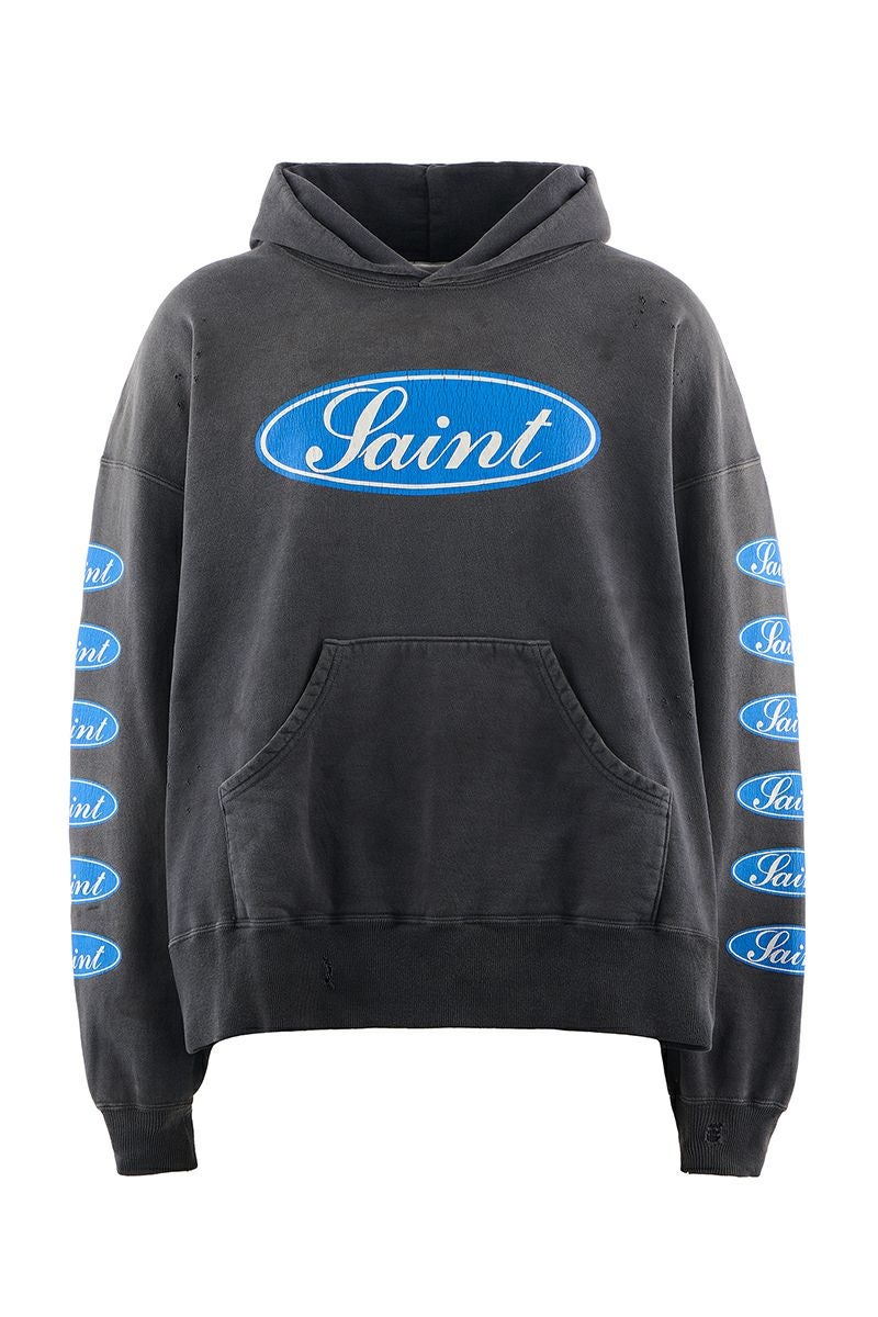 SAINT Mxxxxxx(セントマイケル) SM-HR1-0000-053 / HOODIE / LOVE AMONG / BLACK フーディー ラブ アモング