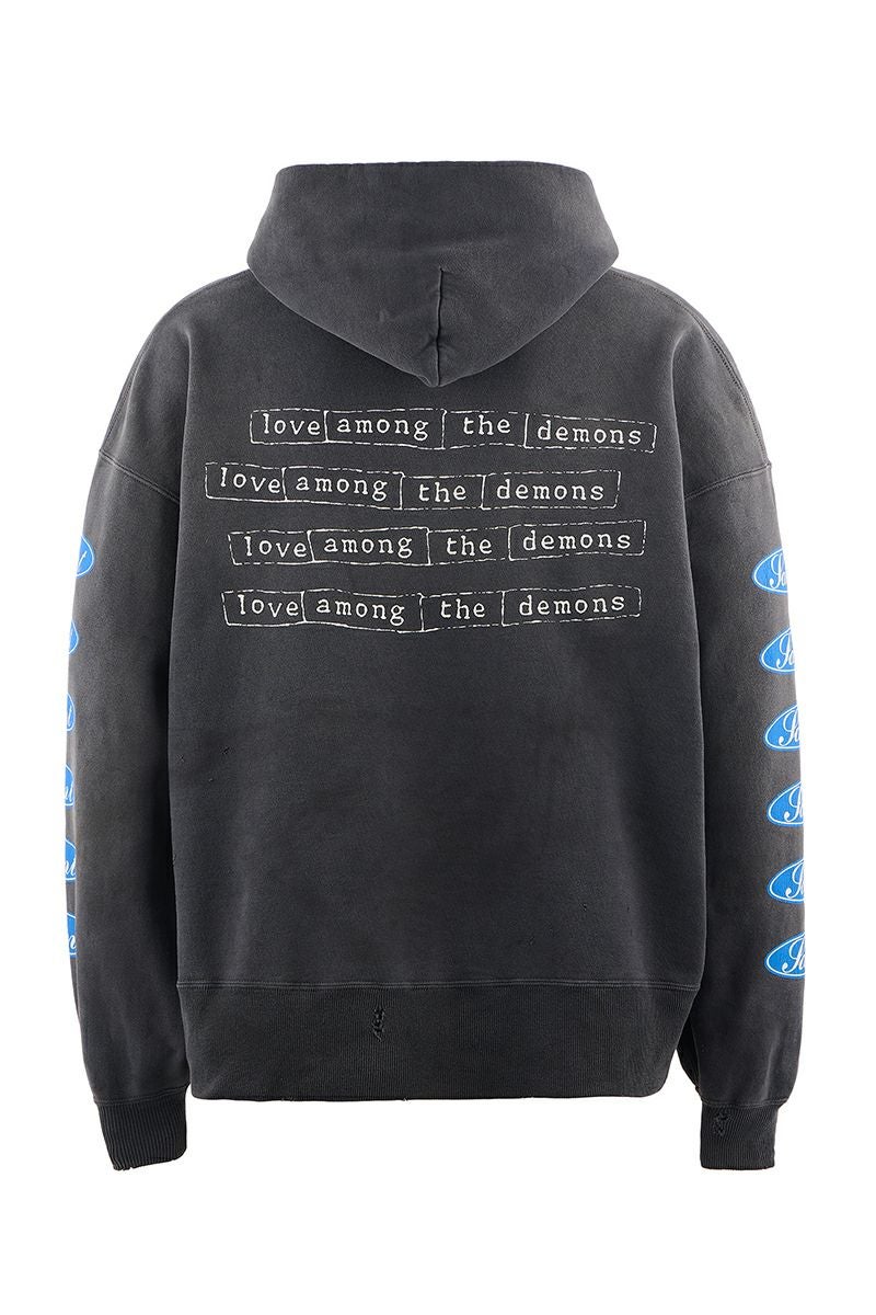 SAINT Mxxxxxx(セントマイケル) SM-HR1-0000-053 / HOODIE / LOVE AMONG / BLACK フーディー ラブ アモング