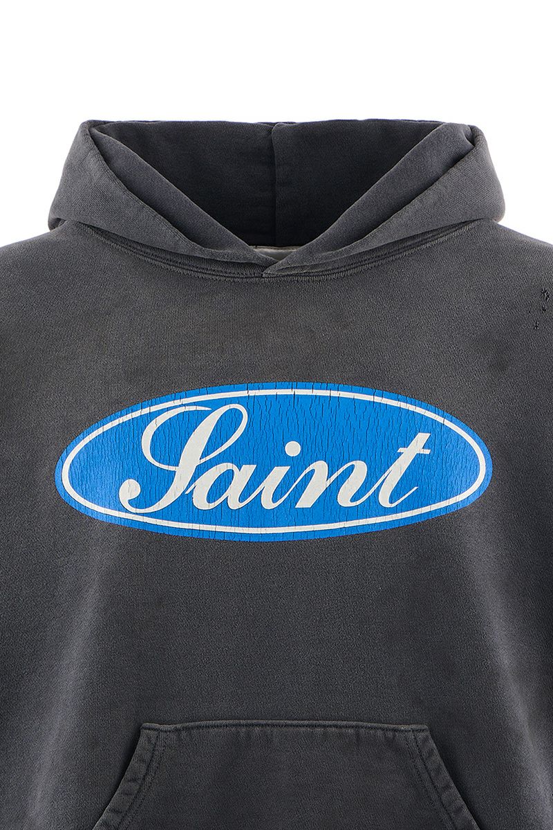 SAINT Mxxxxxx(セントマイケル) SM-HR1-0000-053 / HOODIE / LOVE AMONG / BLACK フーディー ラブ アモング