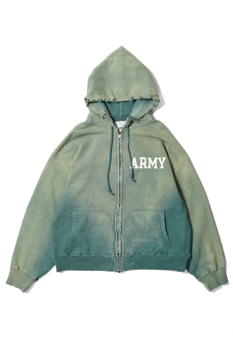 BOWWOW(バウワウ) | BOWWOW(バウワウ)ARMY ZIP HOODIE AGED アーミー