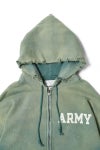 BOWWOW(バウワウ) ARMY ZIP HOODIE AGED アーミージップフーディーエイジド BW252-AZH