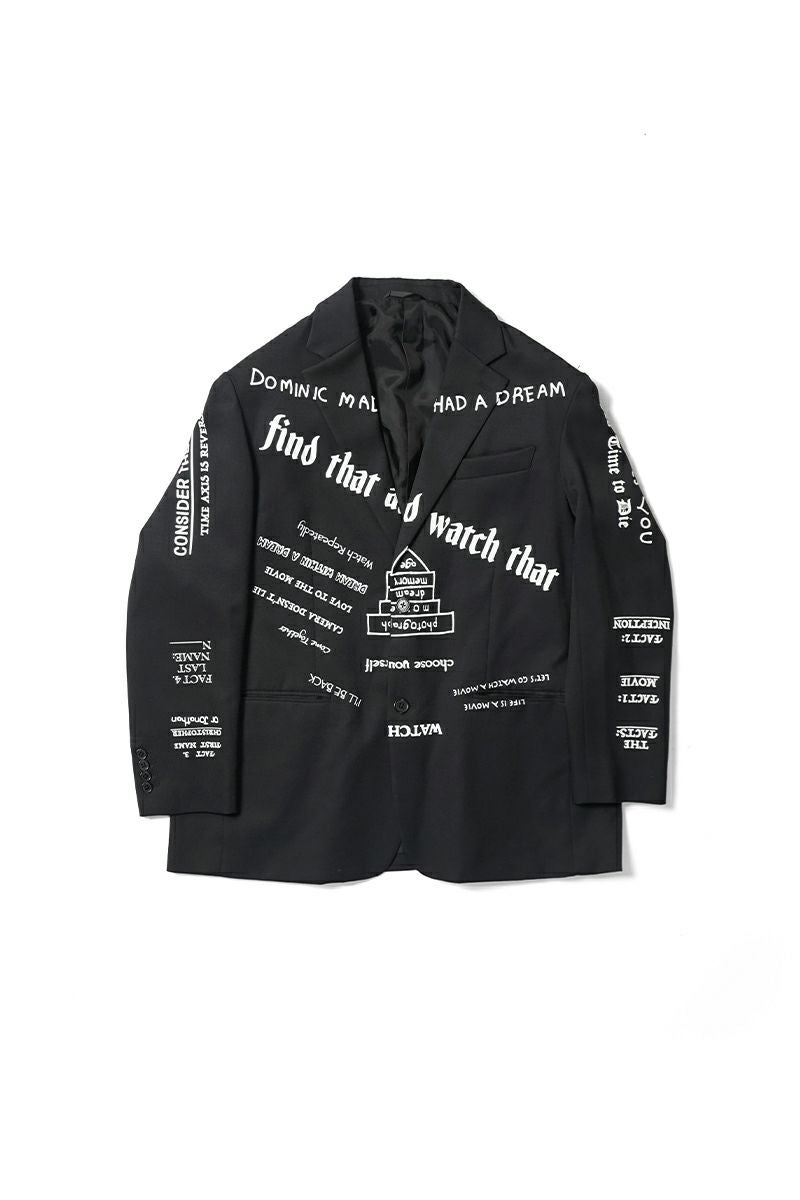 DAIRIKU(ダイリク)"TATTOO" Printed Tailored Jacket タトゥープリンテッドテーラードジャケット 25AW J4 