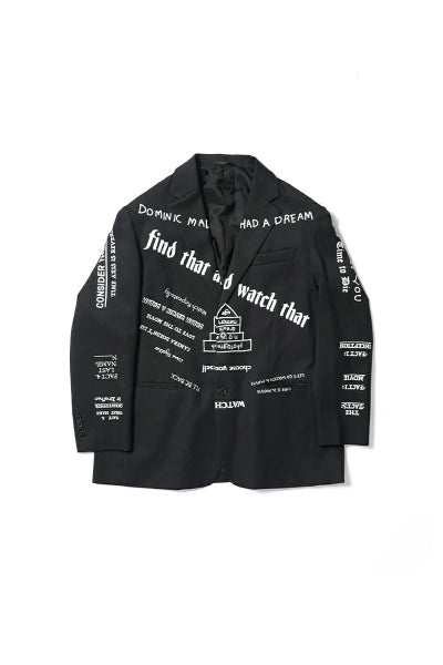 DAIRIKU(ダイリク)"TATTOO" Printed Tailored Jacket タトゥープリンテッドテーラードジャケット 25AW J4 
