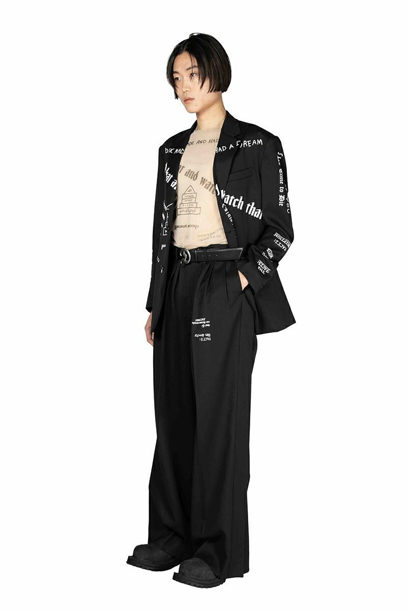 DAIRIKU(ダイリク)"TATTOO" Printed Tailored Jacket タトゥープリンテッドテーラードジャケット 25AW J4 