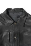 Porter Classic(ポータークラシック)LEATHER JACKET W / SILVER BUTTONS (ENTREFINO) レザージャケット シルバーボタン エントルフィーノ PC-017-3590