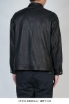 Porter Classic(ポータークラシック)LEATHER JACKET W / SILVER BUTTONS (ENTREFINO) レザージャケット シルバーボタン エントルフィーノ PC-017-3590