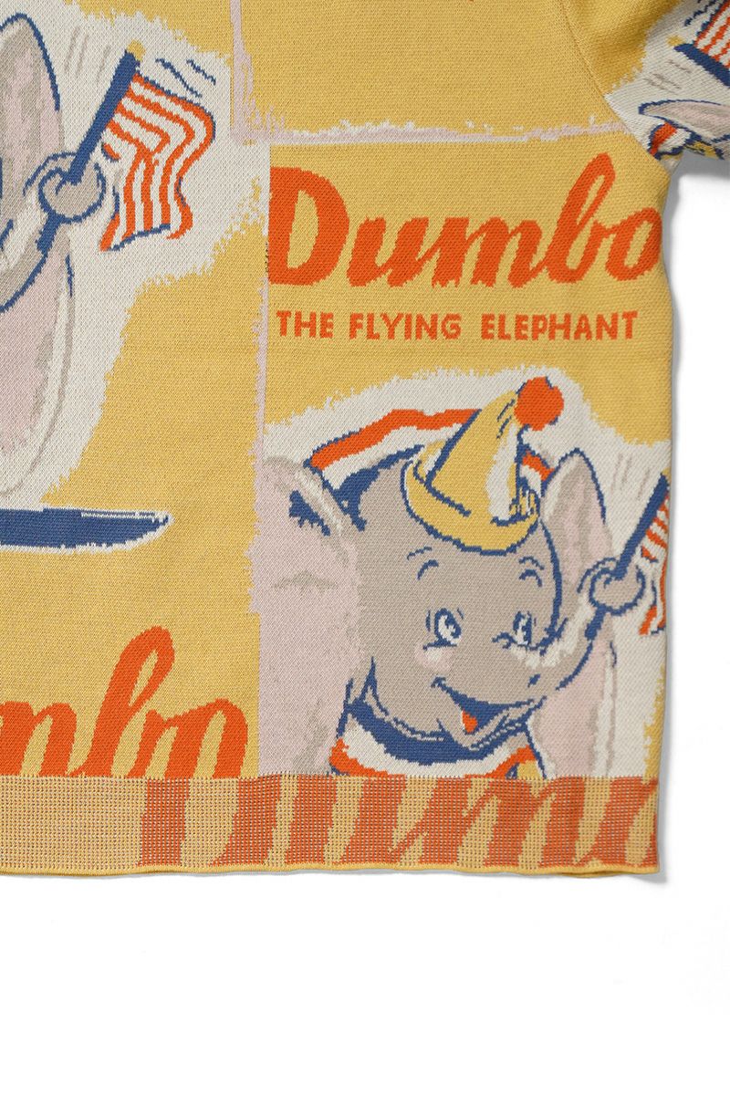 Porter Classic(ポータークラシック) DISNEY VP PC KNIT COLLECTION CREWNECK DUMBO ディズニーヴィンテージポスターポータークラシックニットコレクション クルーネックカットソー ダンボ PC-030-3672 
