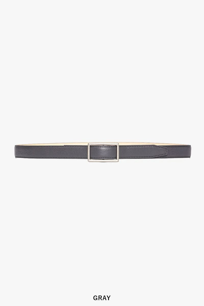  Graphpaper(グラフペーパー) Holeless Leather Classic Narrow Belt ホールレスレザークラシックナローベルト GU254-90034B