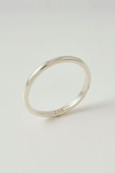 JUHA(ユハ) RING - FLAT - SILVER リング フラット シルバー 10000901-1