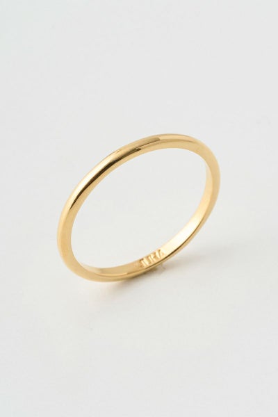 JUHA(ユハ) RING - FLAT - GOLD リング フラット ゴールド 10000901-2