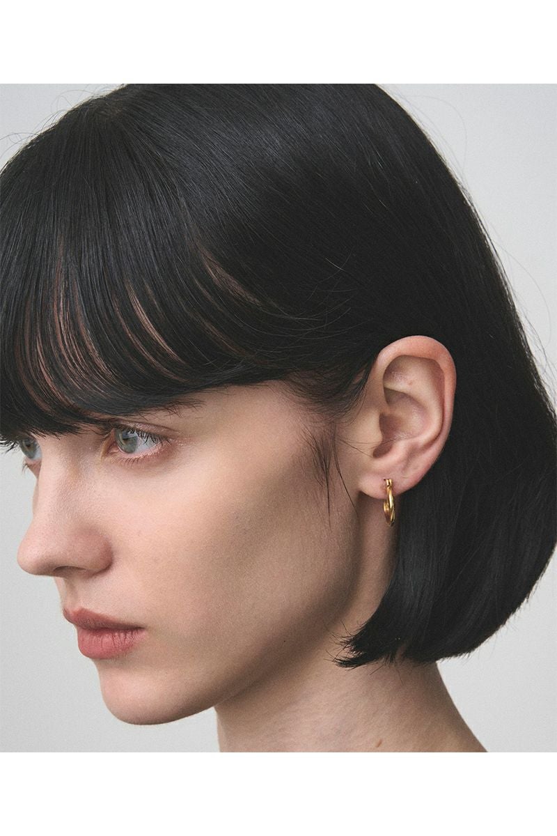 JUHA(ユハ) | JUHA(ユハ) PIERCE - FLAT - GOLD ピアス フラット