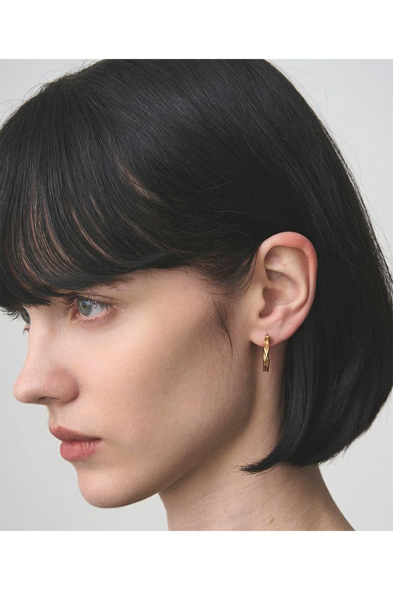 JUHA(ユハ) PIERCE - CROSS - GOLD ピアス クロス ゴールド 10000921-2