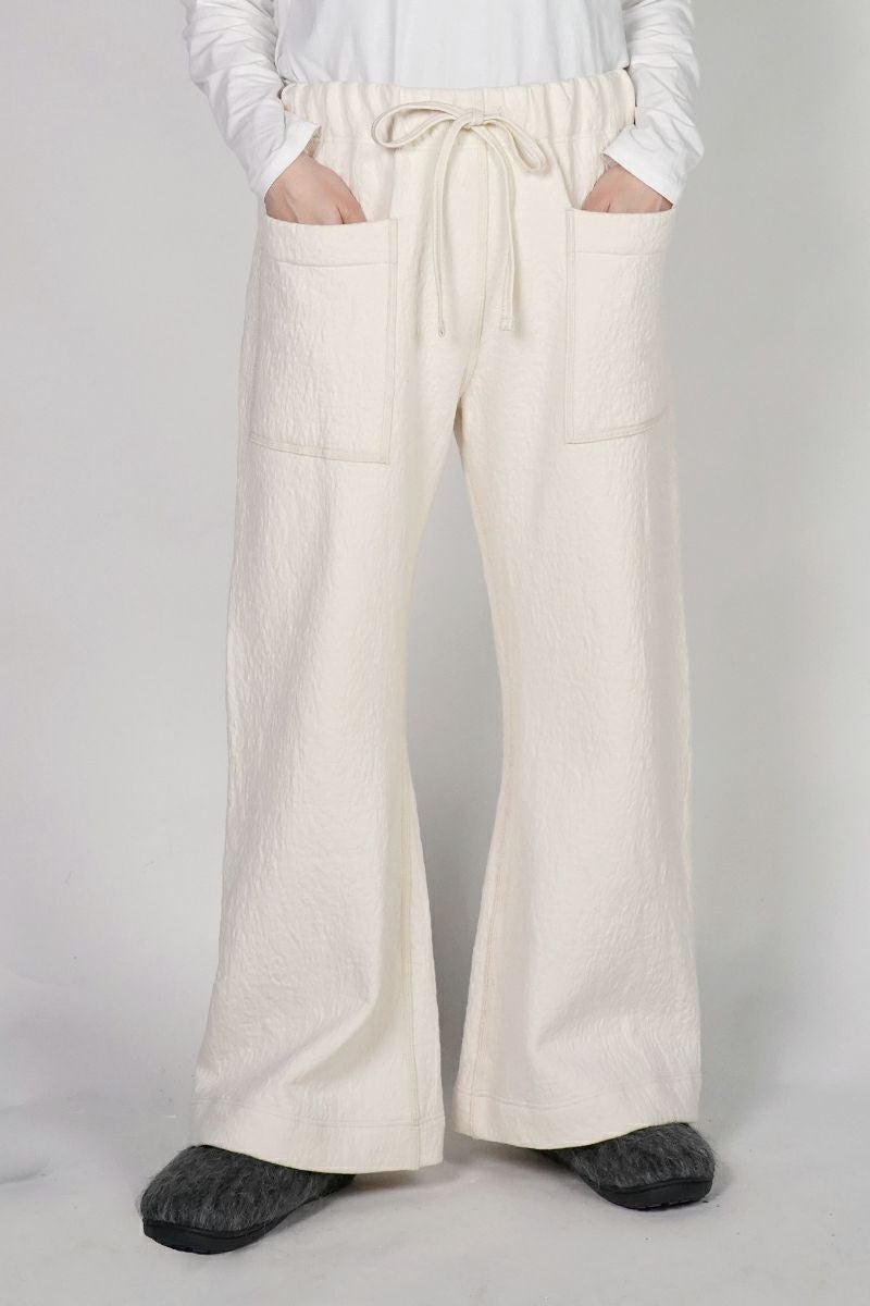 kengo(ケンゴ) cotton wool bokomoko loose flare pants コットンウールボコモコルーズフレアパンツ K25FW-PA5