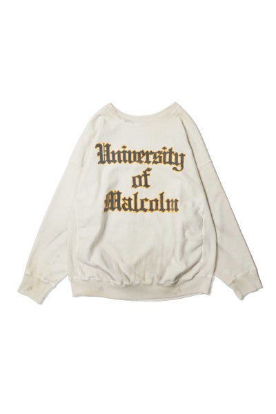 BOWWOW(バウワウ) UNIV. MACLAREN LETTERING SWEATSHIRT AGED ユニバーシティマクラーレンレターリングスウェットシャツエイジド BW252-UMLS