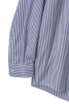 Graphpaper(グラフペーパー) Broad Stripe L/S Oversized Regular Collar Shirt ブロードストライプ長袖オーバーサイズレギュラーカラーシャツ GM254-50022STB