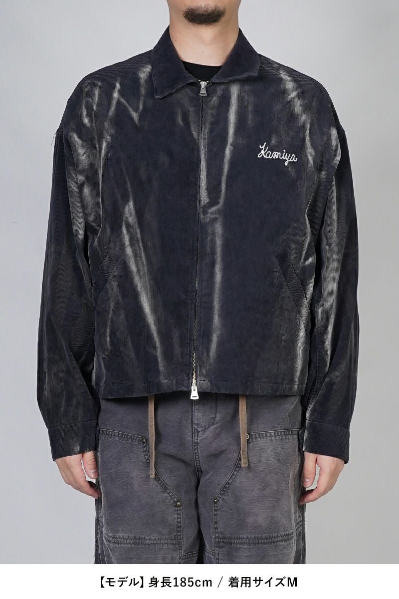 KAMIYA(カミヤ) Sun-Faded Corduroy Work Blouson サンフェイディッド コーデュロイ ワークブルゾン G15BL033
