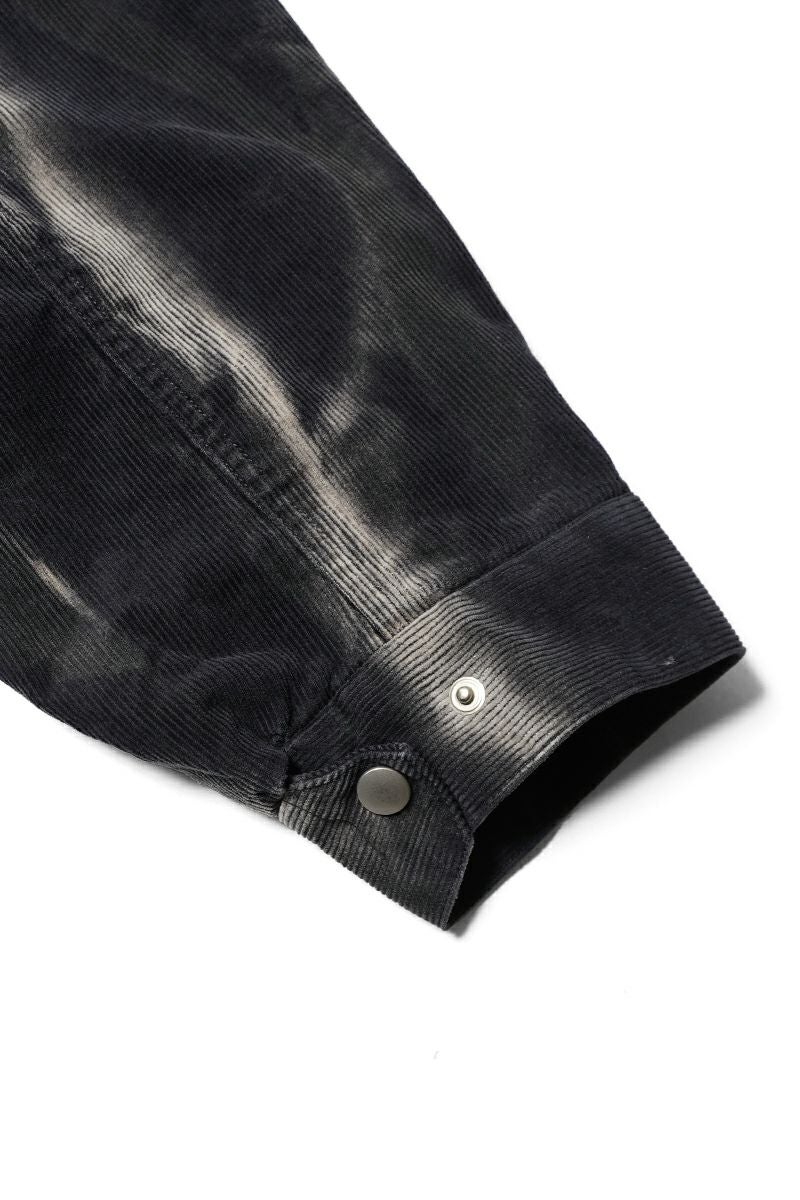 KAMIYA カミヤ 25AW 日本製 Sun-Faded Corduroy Work Blouson サンフェード コーデュロイ ワークブルゾン G15BL033 S BLACK ジャケット MYne MAISON MIHARA YASUHIRO アウター【中古】【KAMIYA】 KAMIYA(カミヤ) | KAMIYA(カミヤ) Sun-Faded Corduroy Work Blouson