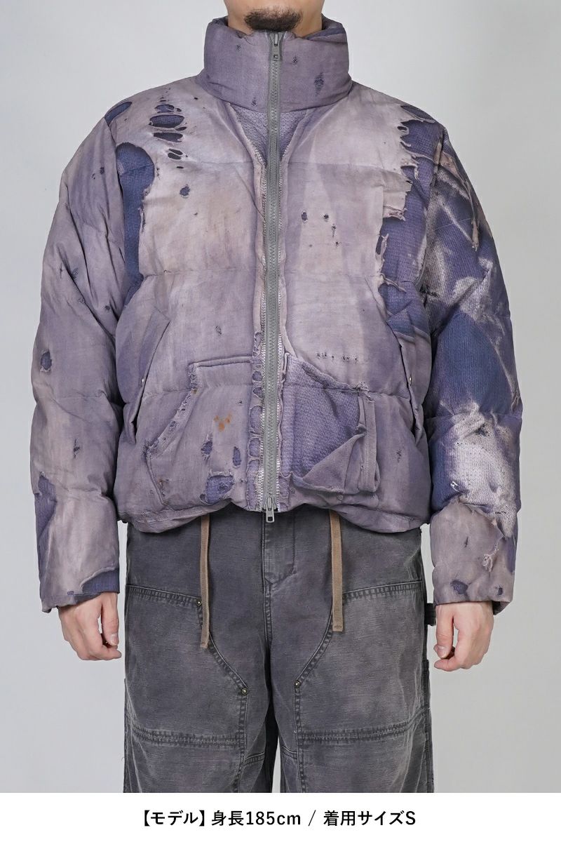 KAMIYA(カミヤ) | KAMIYA(カミヤ) Trompe-l'oeil Print Down Jacket
