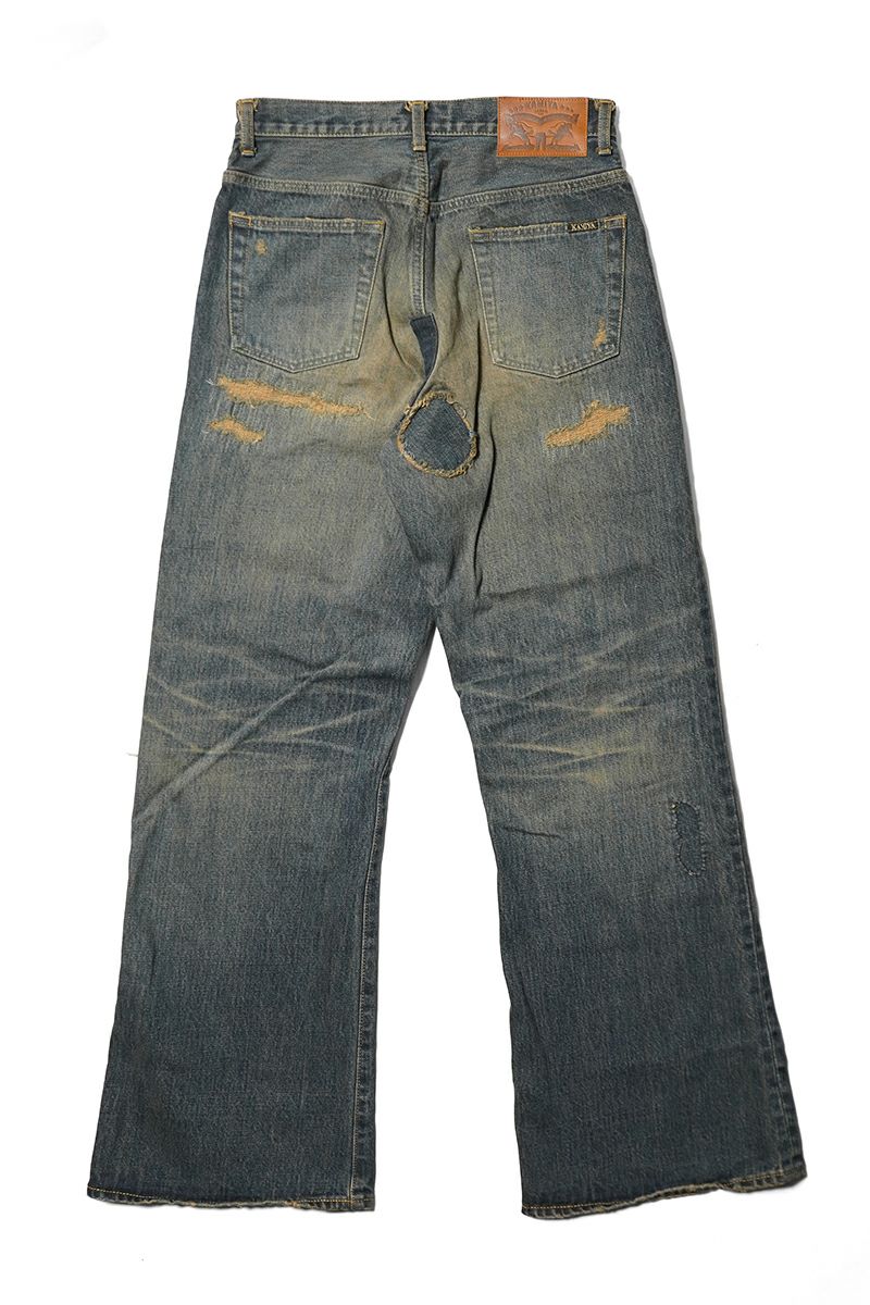 KAMIYA(カミヤ) | KAMIYA(カミヤ) BORO Bootcut Wide Jeans ボロブーツ 