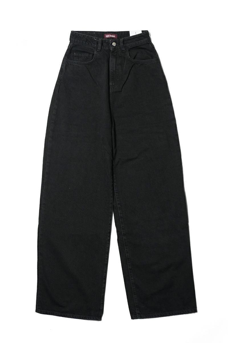 ICON コンダクタージーンズ　黒 ICON DENIM(アイコンデニム) | ICON DENIM(アイコンデニム) COCO Wide