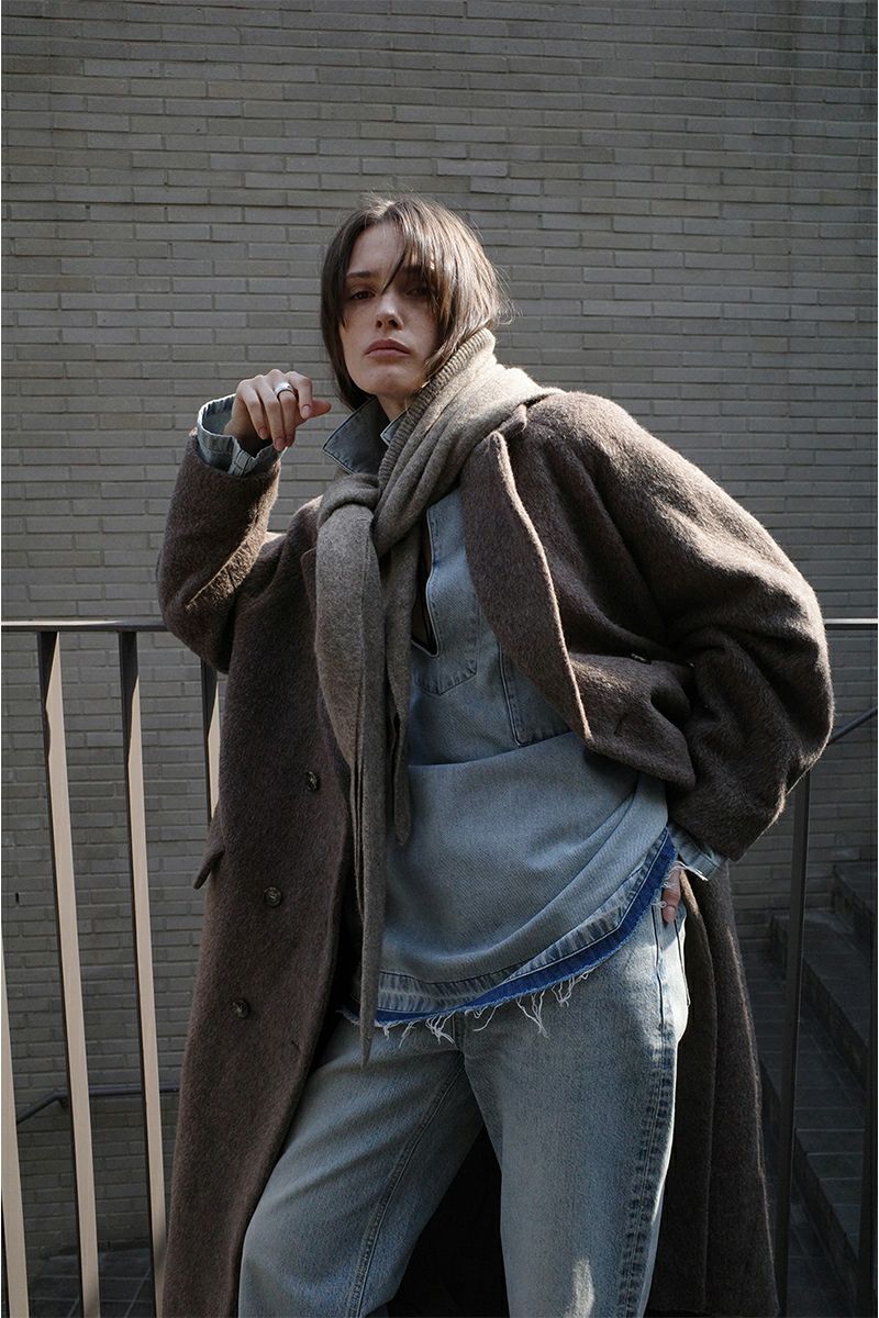 CLANE(クラネ) DOUBLE WOOL LONG COAT ダブルウールロングコート 19101-0042