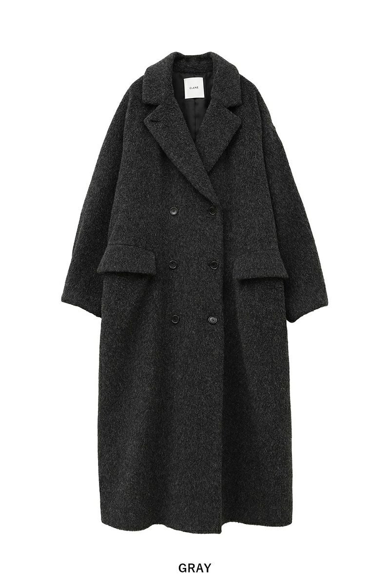 CLANE(クラネ) DOUBLE WOOL LONG COAT ダブルウールロングコート 19101-0042
