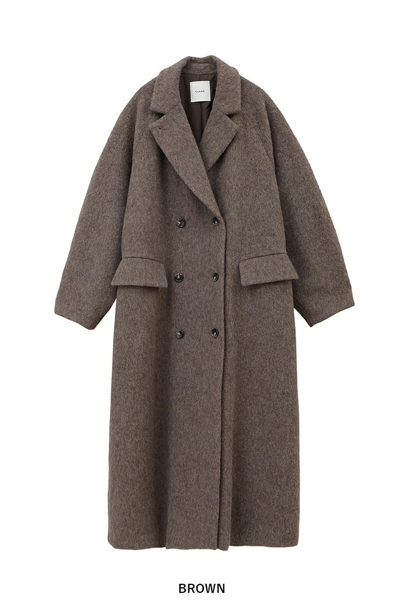 CLANE(クラネ) DOUBLE WOOL LONG COAT ダブルウールロングコート 19101-0042