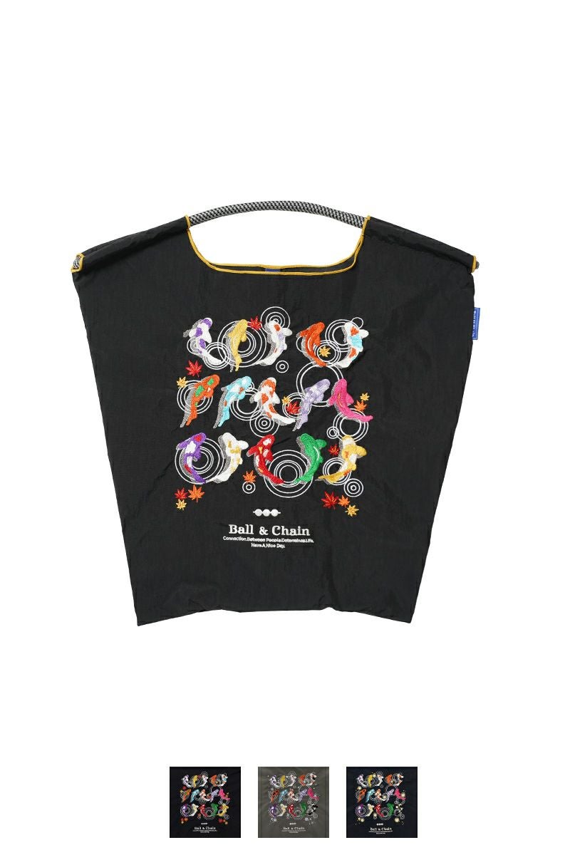 Ball & Chain(ボールアンドチェーン) KOI (M) 鯉(M) ショッピングバック トートバッグ 301020