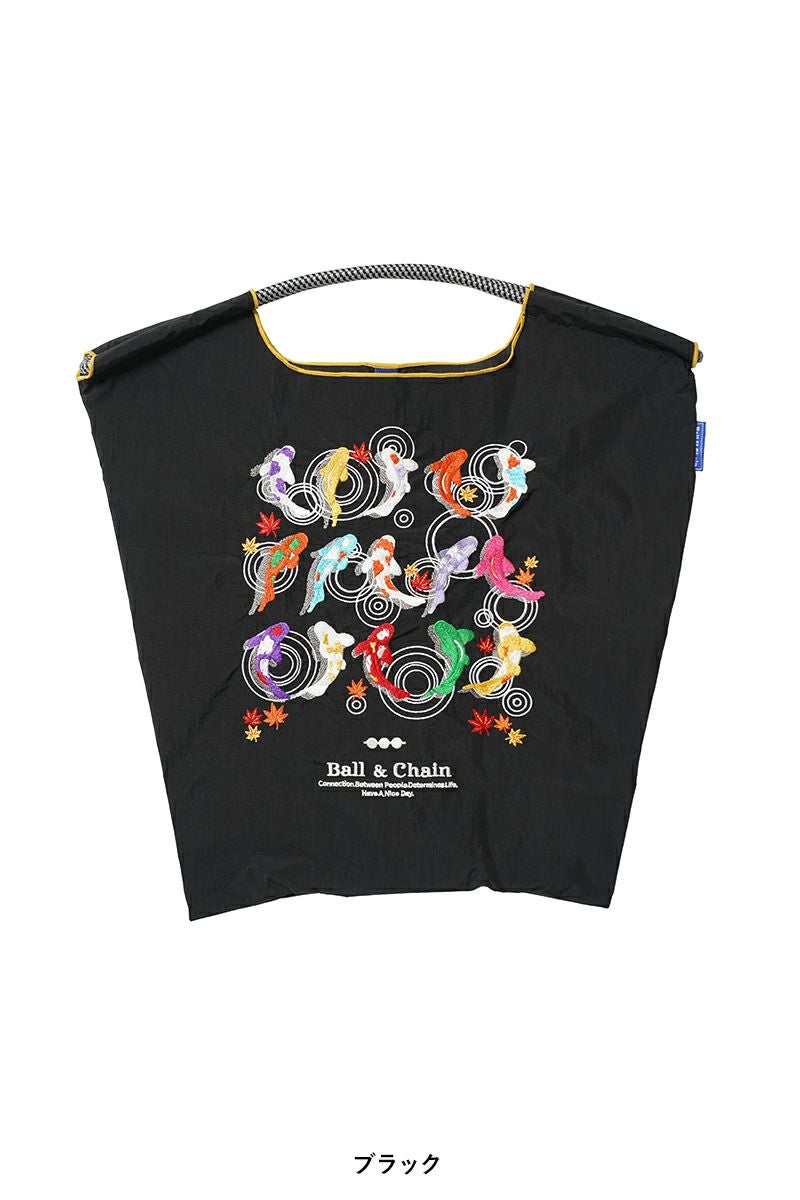 Ball & Chain(ボールアンドチェーン) KOI (M) 鯉(M) ショッピングバック トートバッグ 301020