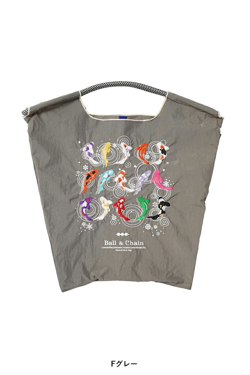 Ball & Chain(ボールアンドチェーン) KOI (M) 鯉(M) ショッピングバック トートバッグ 301020