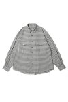 Porter Classic(ポータークラシック) ROLL UP FLANNEL GINGHAM CHECK SHIRT ロールアップフランネルギンガムチェックシャツ PC-016-3684