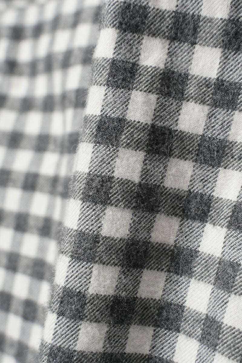 Porter Classic(ポータークラシック) ROLL UP FLANNEL GINGHAM CHECK SHIRT ロールアップフランネルギンガムチェックシャツ PC-016-3684