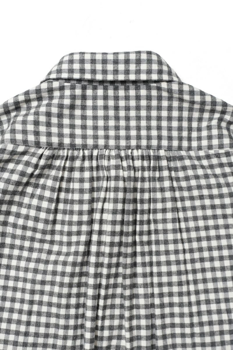 Porter Classic(ポータークラシック) ROLL UP FLANNEL GINGHAM CHECK SHIRT ロールアップフランネルギンガムチェックシャツ PC-016-3684
