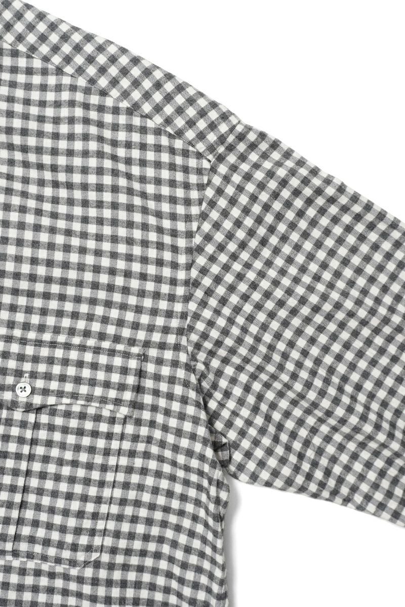 Porter Classic(ポータークラシック) ROLL UP FLANNEL GINGHAM CHECK SHIRT ロールアップフランネルギンガムチェックシャツ PC-016-3684