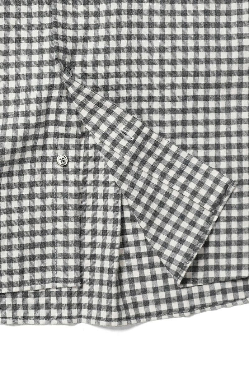 Porter Classic(ポータークラシック) ROLL UP FLANNEL GINGHAM CHECK SHIRT ロールアップフランネルギンガムチェックシャツ PC-016-3684
