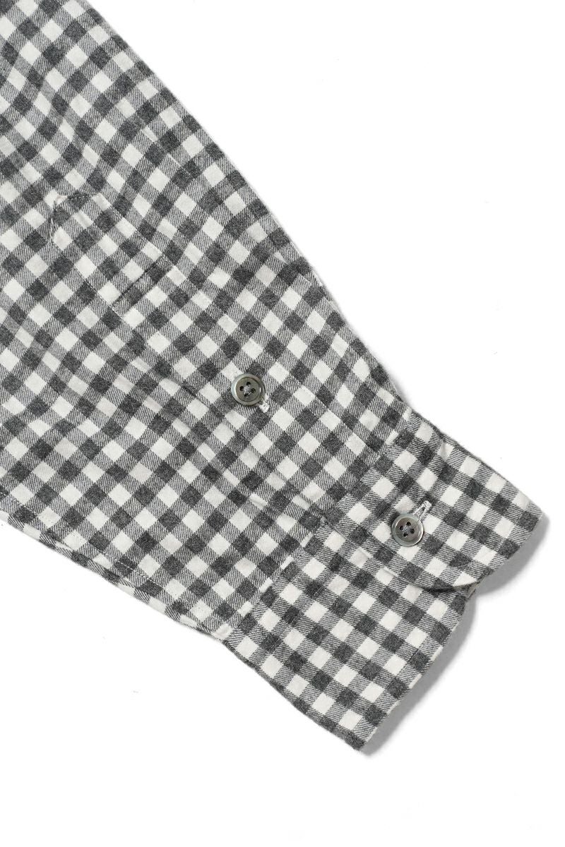 Porter Classic(ポータークラシック) ROLL UP FLANNEL GINGHAM CHECK SHIRT ロールアップフランネルギンガムチェックシャツ PC-016-3684
