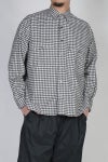 Porter Classic(ポータークラシック) ROLL UP FLANNEL GINGHAM CHECK SHIRT ロールアップフランネルギンガムチェックシャツ PC-016-3684