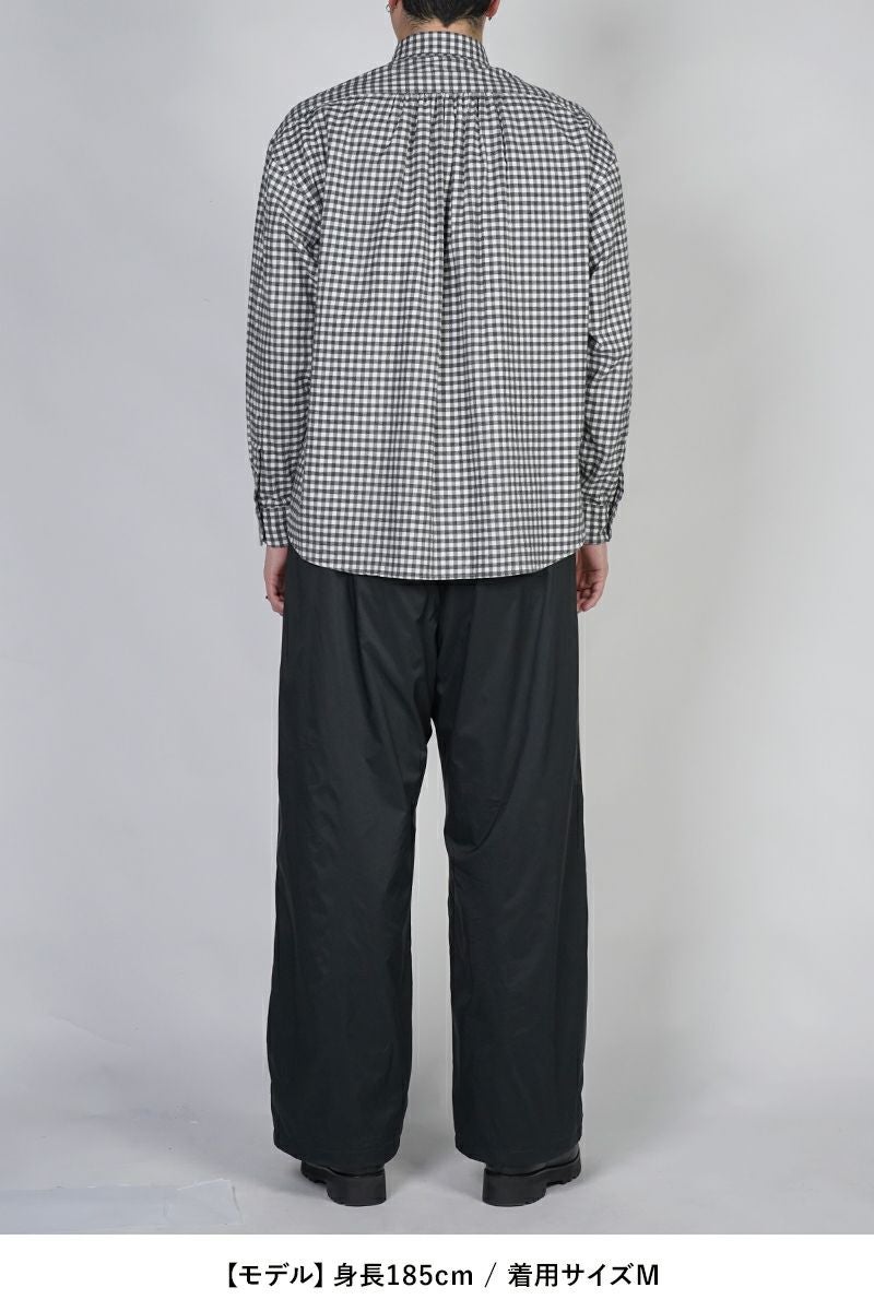 Porter Classic(ポータークラシック) ROLL UP FLANNEL GINGHAM CHECK SHIRT ロールアップフランネルギンガムチェックシャツ PC-016-3684