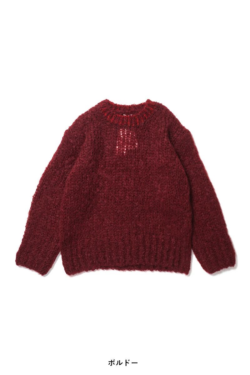  homspun(ホームスパン) > homspun(ホームスパン)モヘア　プルオーバーニット　セーター　7927 