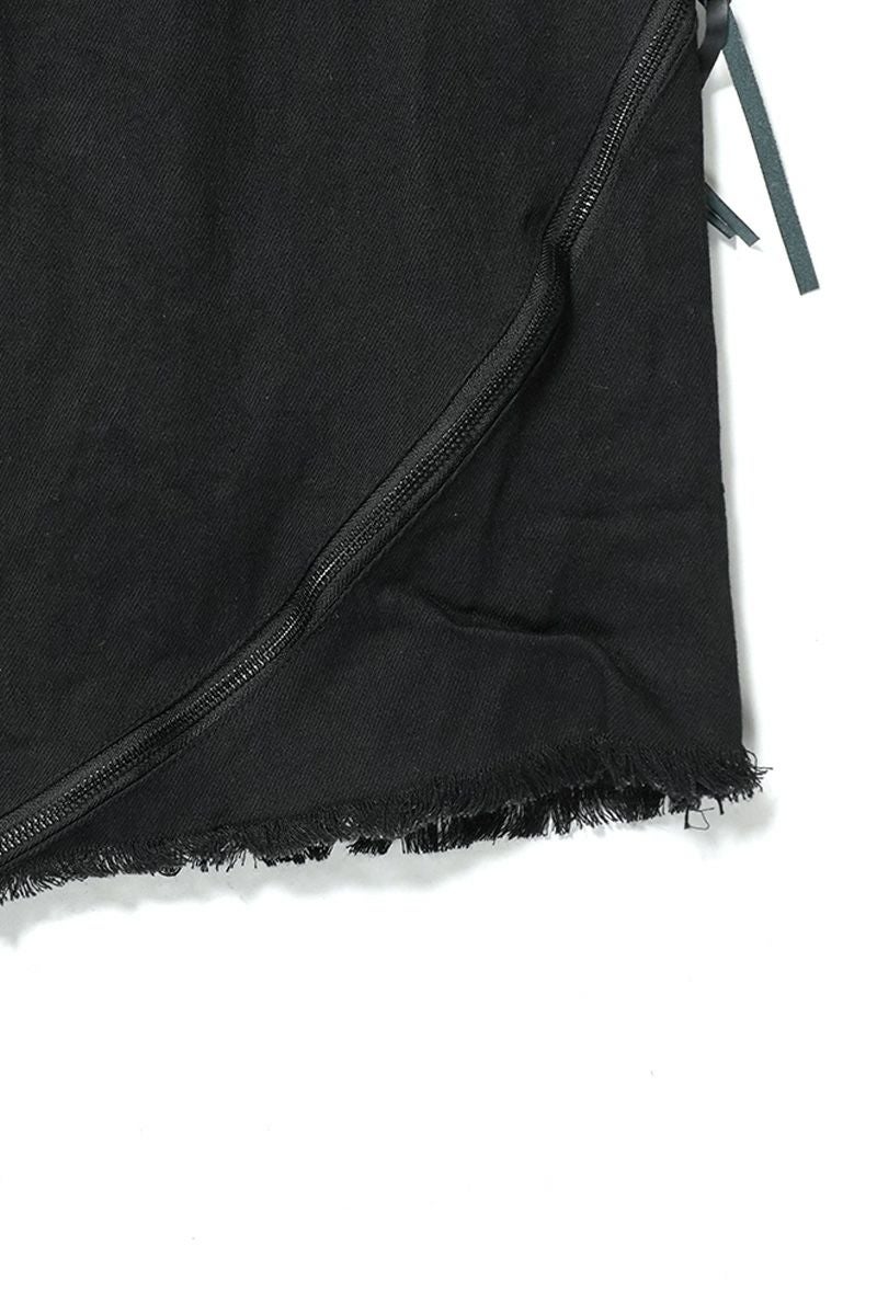  SYUMAN.(シュウマン) > SYUMAN.(シュウマン) Parachute cargo trousers by Blk 25FW-MS001-B