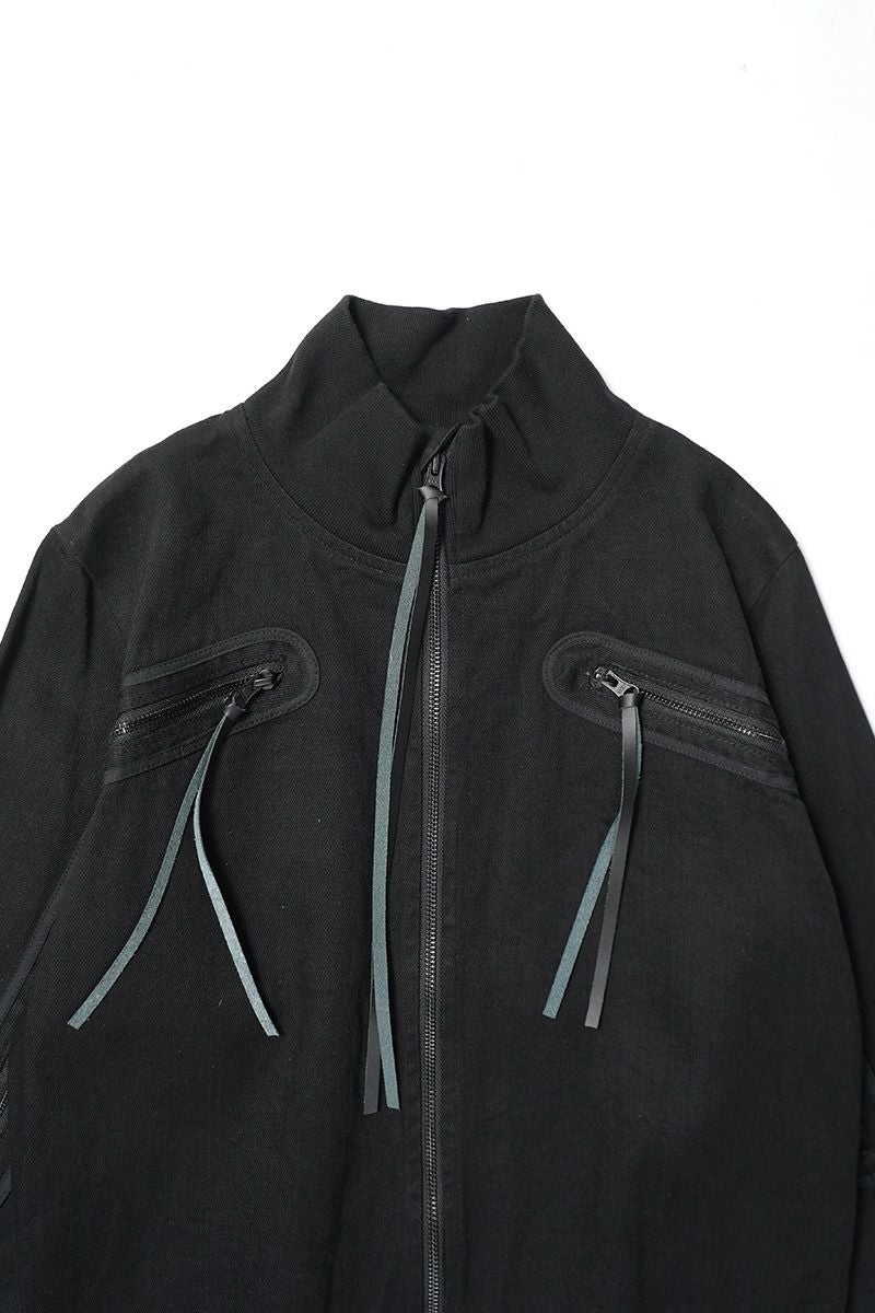  SYUMAN.(シュウマン) > SYUMAN.(シュウマン) Jet track jacket by Blk 25FW-MS002-B 