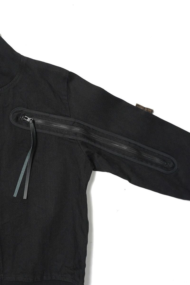  SYUMAN.(シュウマン) > SYUMAN.(シュウマン) Jet track jacket by Blk 25FW-MS002-B 