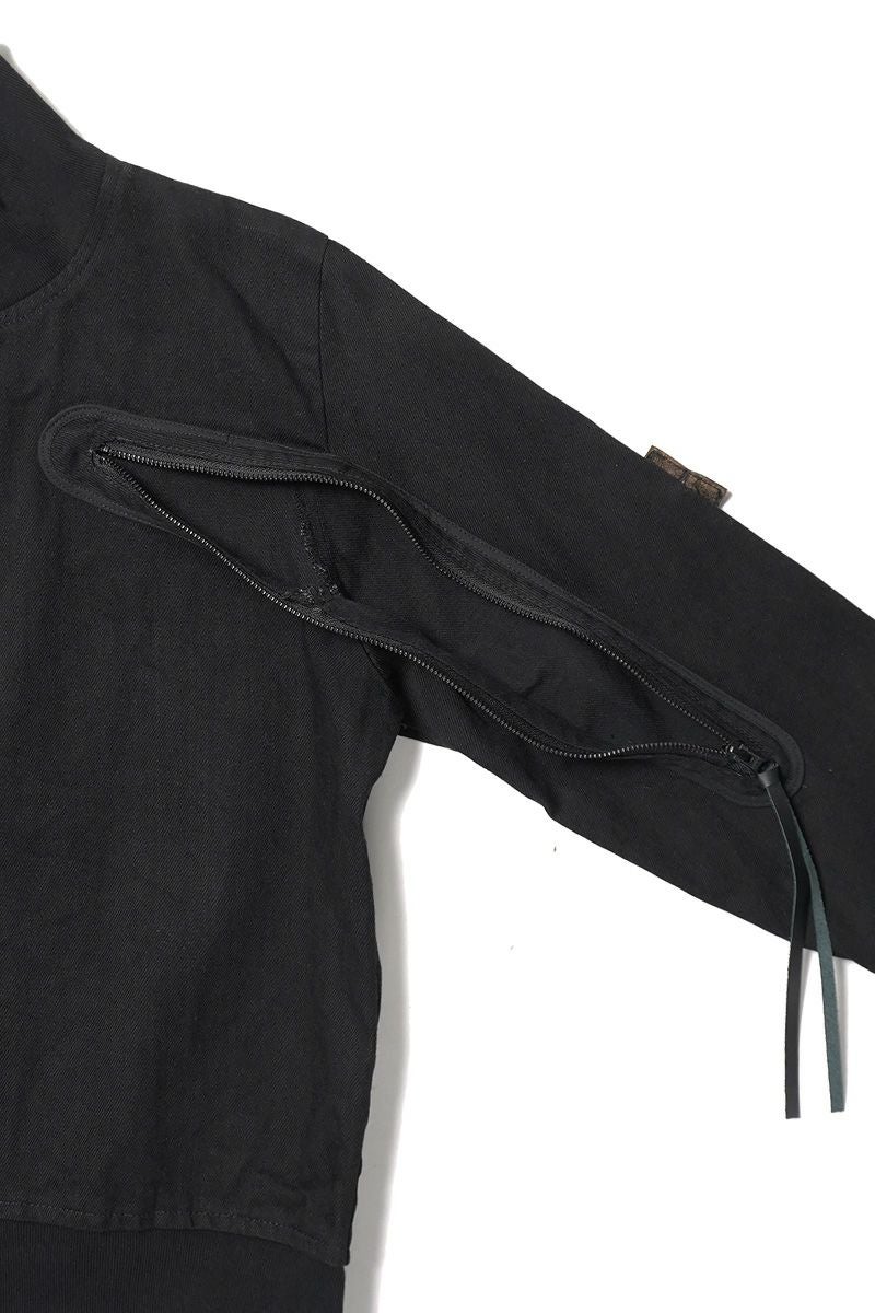  SYUMAN.(シュウマン) > SYUMAN.(シュウマン) Jet track jacket by Blk 25FW-MS002-B 