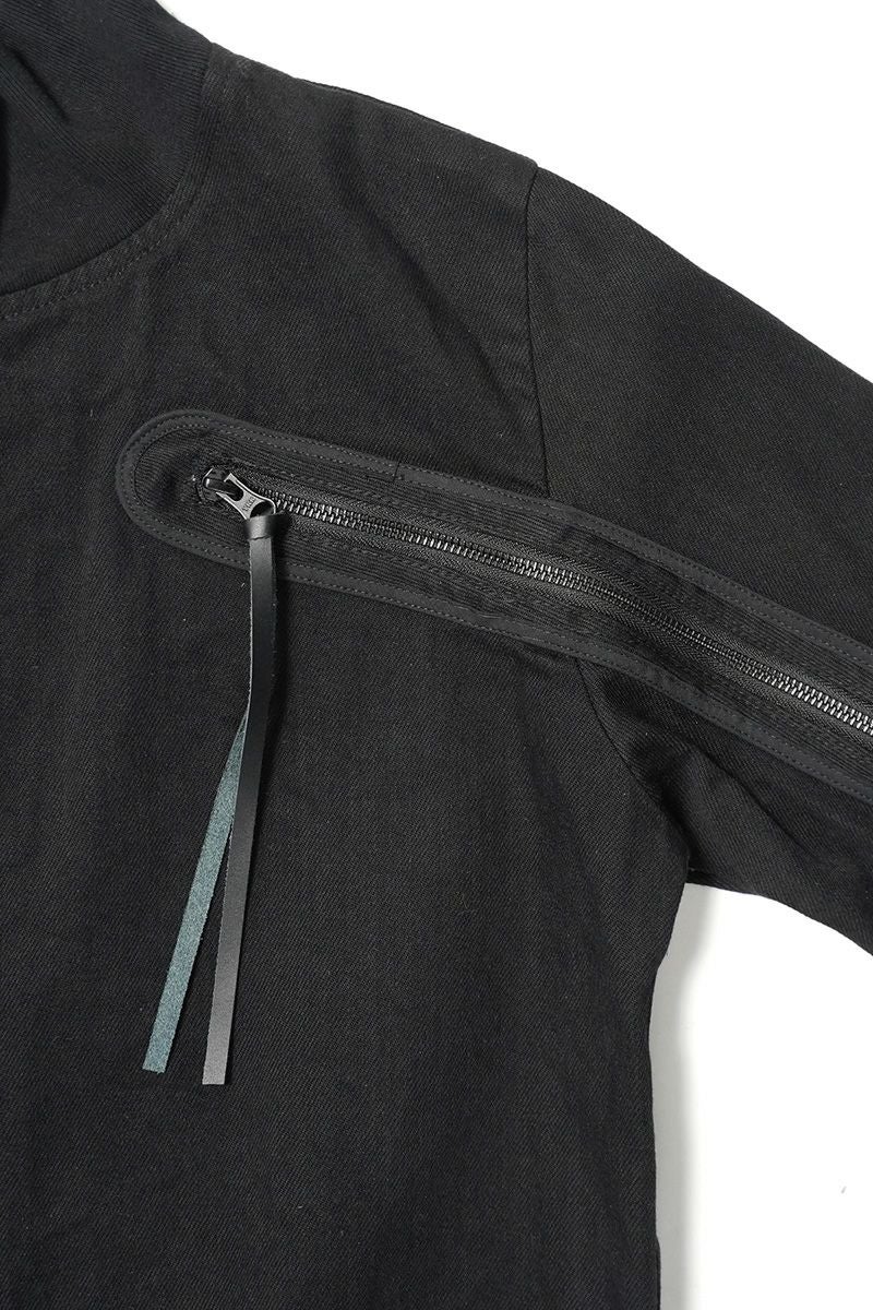  SYUMAN.(シュウマン) > SYUMAN.(シュウマン) Jet track jacket by Blk 25FW-MS002-B 