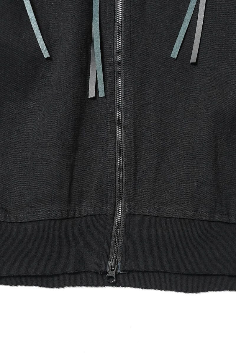  SYUMAN.(シュウマン) > SYUMAN.(シュウマン) Jet track jacket by Blk 25FW-MS002-B 