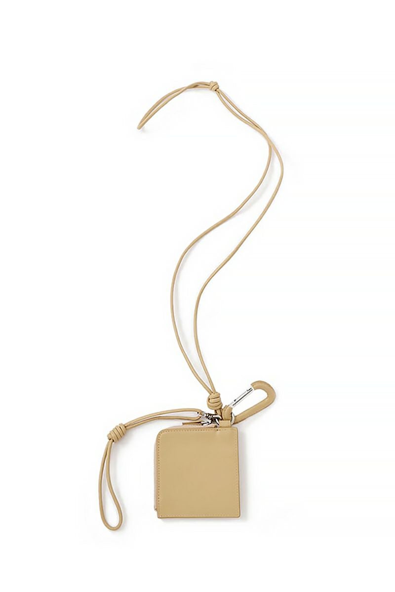 ETRE TOKYO(エトレトウキョウ) レザーコードカラビナスクエアパース 1225679111