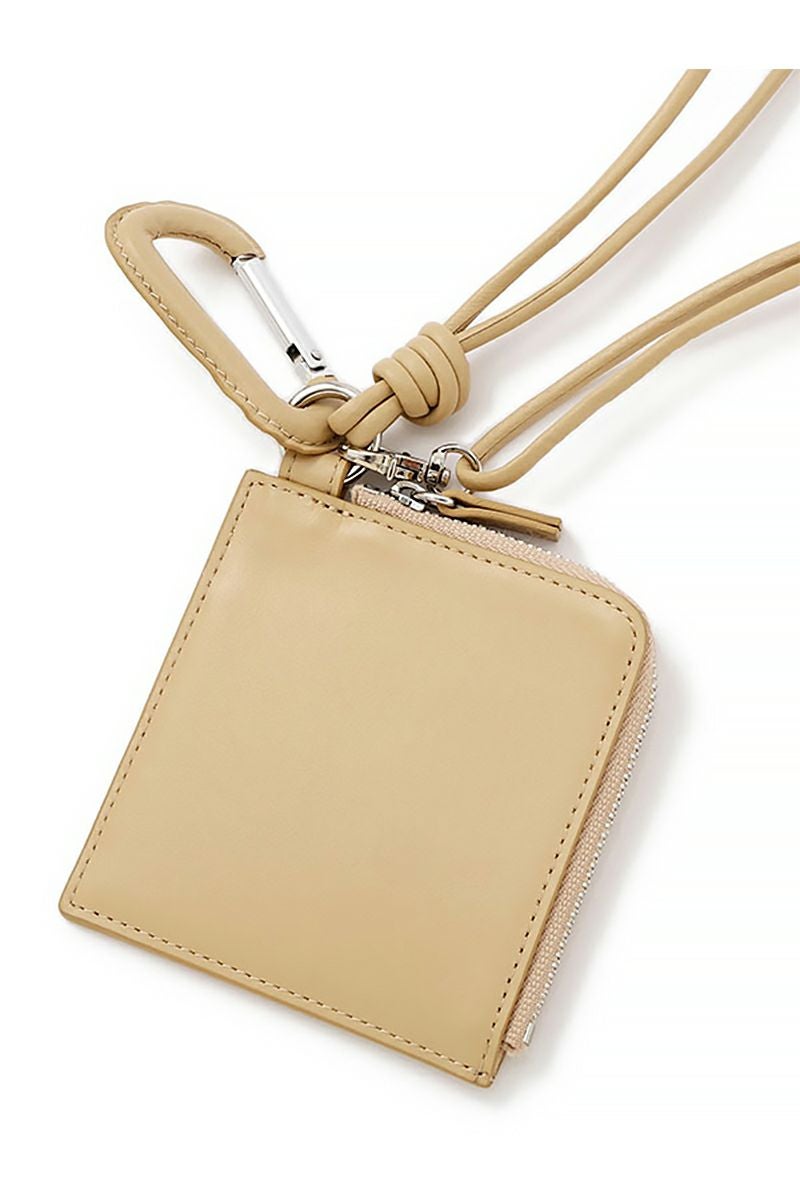 ETRE TOKYO(エトレトウキョウ) レザーコードカラビナスクエアパース 1225679111