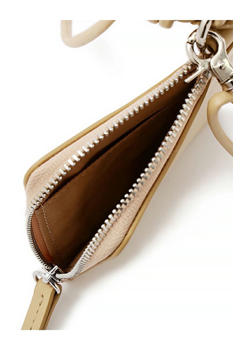 ETRE TOKYO(エトレトウキョウ) レザーコードカラビナスクエアパース 1225679111