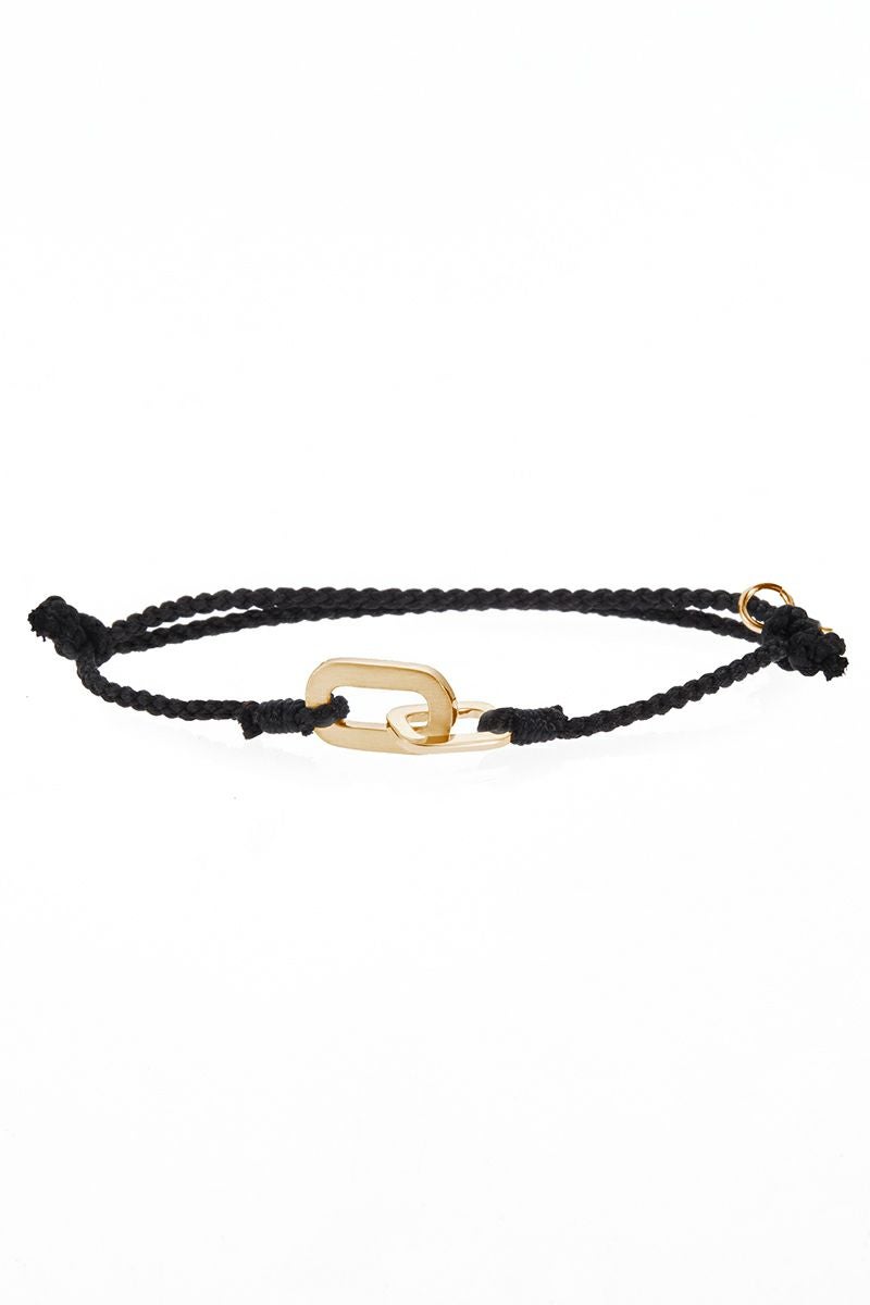 XOLO(ショロ) Connect with Hair Line Link Silk Code Braceret -Gold- コネクトヘアーラインリンクシルクコードブレスレット XOCB006G